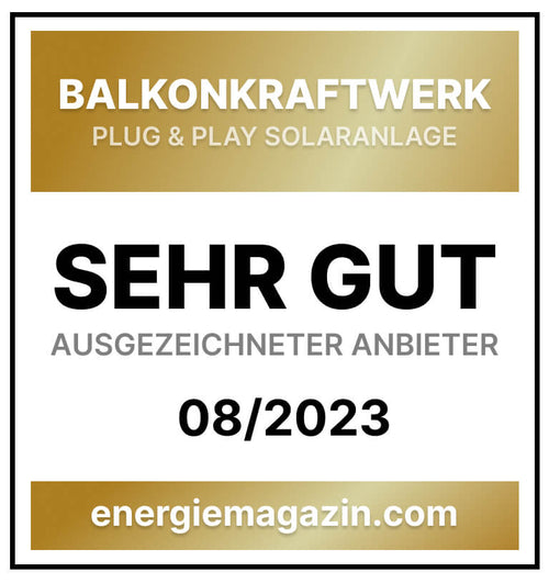 Ausgezeichneter Balkonkraftwerk Anbieter